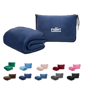 Photo of 2 In 1 Travel Plush Blanket With Soft Pillow