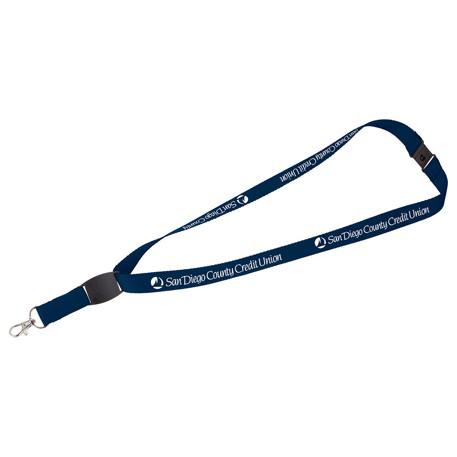 Navy Blue color option for Lanyard With Flat Panel
