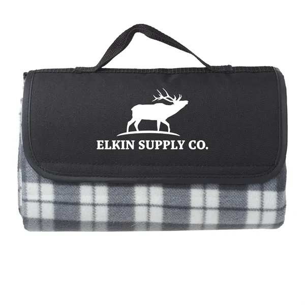 Gray color option for Montclair Roll Up Picnic Blanket (1 Color Imprint)