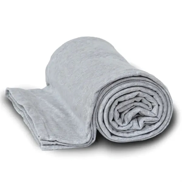 Gray color option for Embroidered Jersey Cotton Blankets