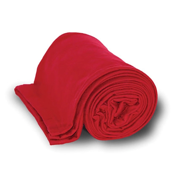 Red color option for Jersey Blankets
