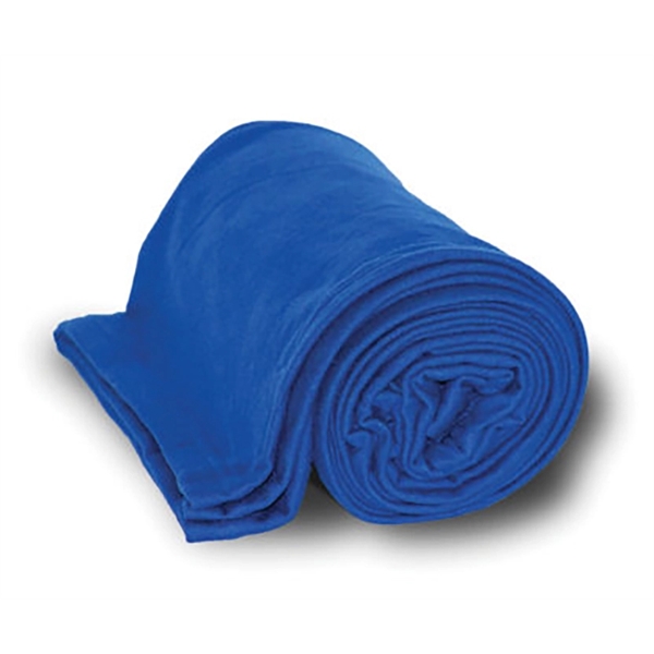 Royal Blue color option for Jersey Blankets
