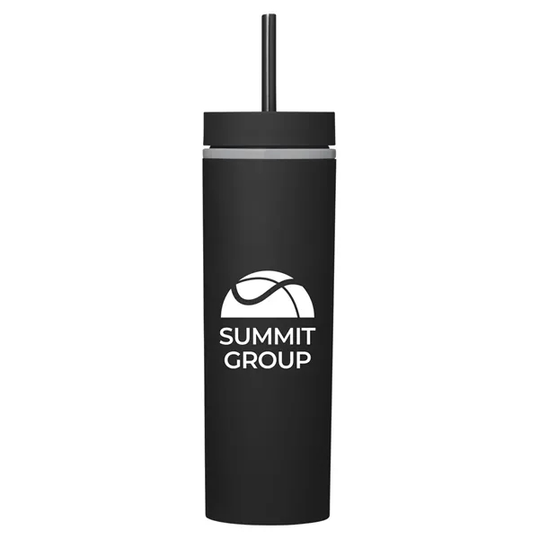 Black color option for Adventure 16 Oz Insulated Tumbler With Straw