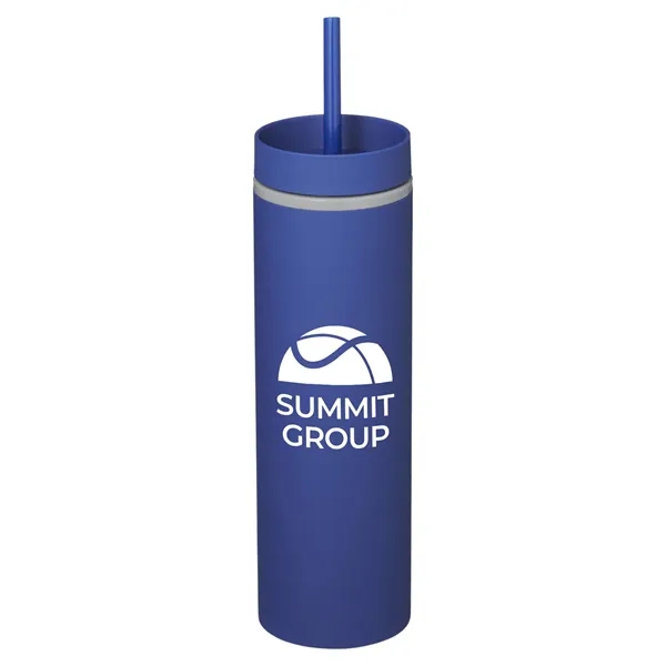 Blue color option for Adventure 16 Oz Insulated Tumbler With Straw