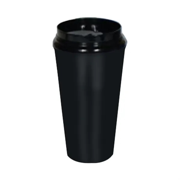 Black color option for 16 Oz. Usa Made Double Wall Insulated Tumbler W/ Slider Lid