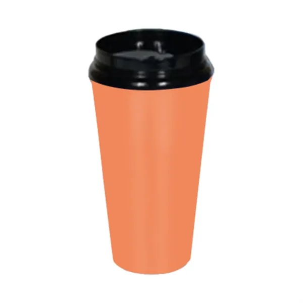 Orange color option for 16 Oz. Usa Made Double Wall Insulated Tumbler W/ Slider Lid