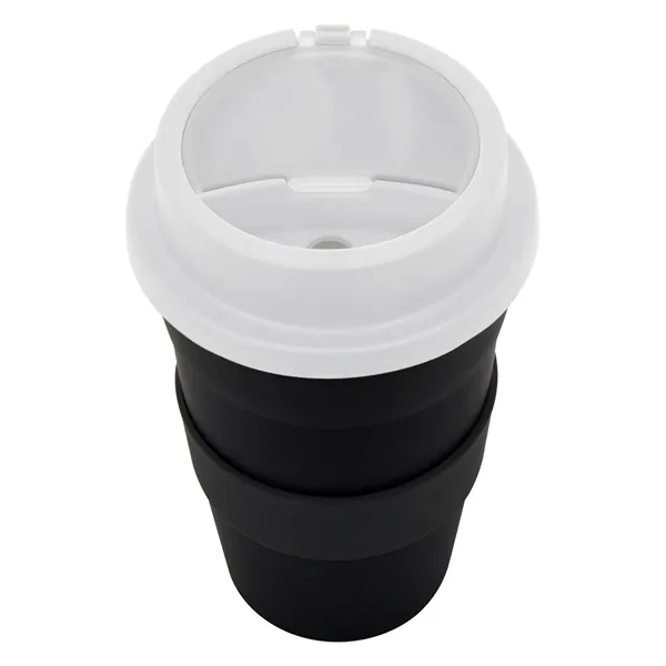 Black Band color option for 16 Oz. Travel Tumbler With Straw