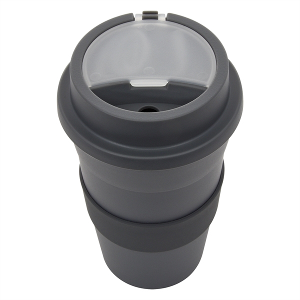 Gray color option for 16 Oz. Travel Tumbler With Straw