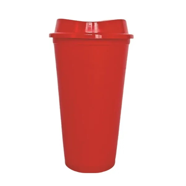 Red color option for Reusable 16oz. Coffee Cups With Lids Versatile Travel Mug