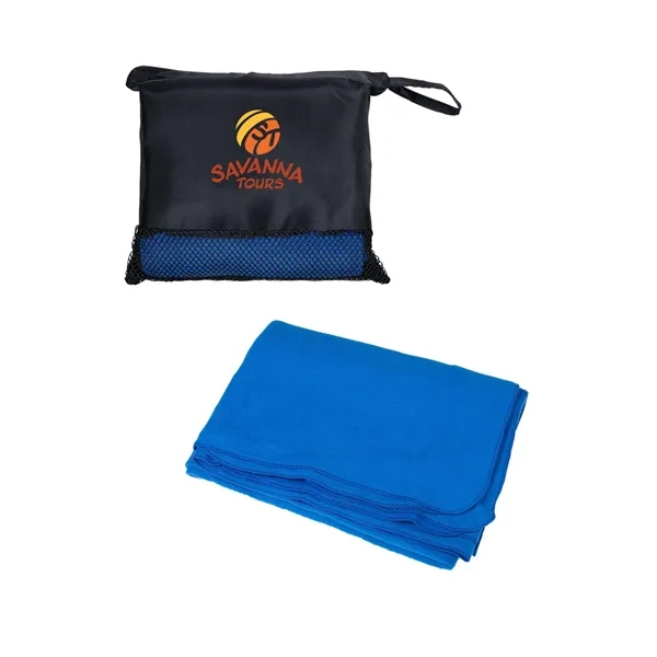 Blue-Reflex color option for Travel Blanket In Pouch
