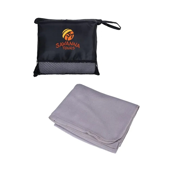 Gray color option for Travel Blanket In Pouch