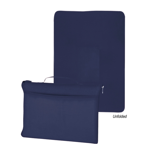 NAVY BLUE color option for Fleece Travel Blanket