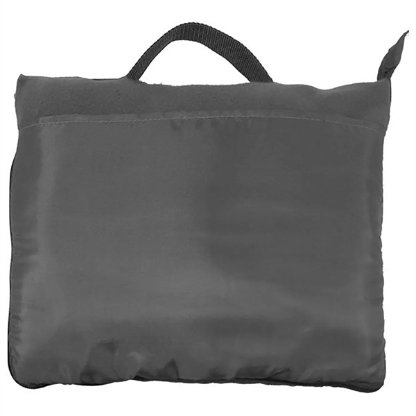 Charcoal color option for Fleece Travel Blanket