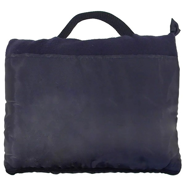 Navy Blue color option for Fleece Travel Blanket