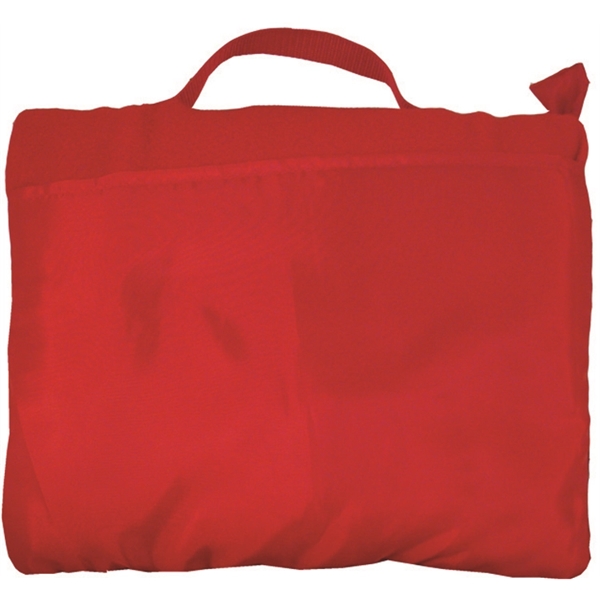 Red color option for Fleece Travel Blanket