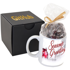 Photo of Premium Gift Box With Mug & Dk Chocolate Espresso Beans