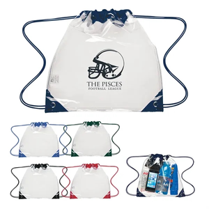 Photo of Touchdown Clear Eva Drawstring Backpack