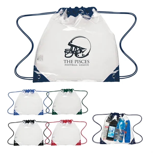 Main photo of Touchdown Clear Eva Drawstring Backpack