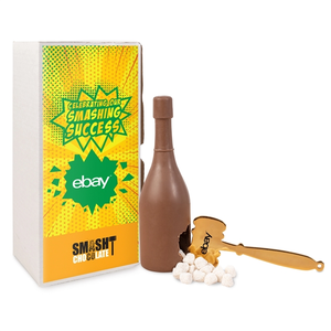 Photo of Smash Chocolate With Champagne Bubbles