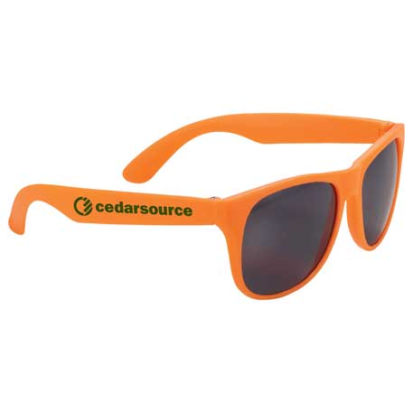 Orange color option for Retro Sunglasses   Solid