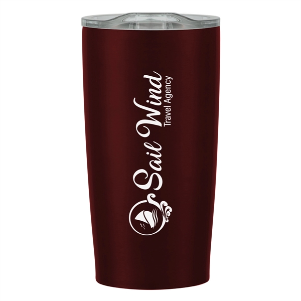 Maroon color option for 20 Oz. Himalayan Tumbler With Cocoa And Custom Window Box