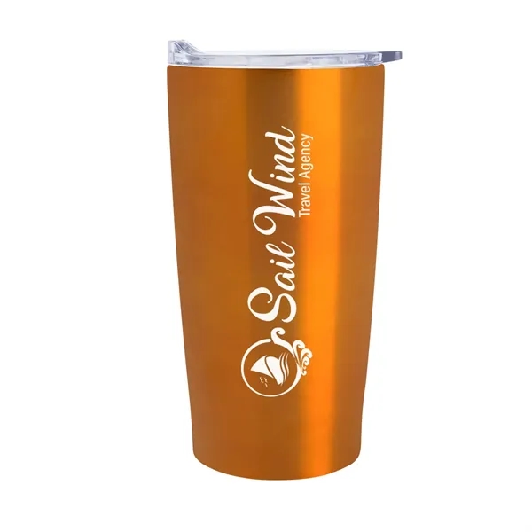 Metallic Orange color option for 20 Oz. Himalayan Tumbler With Cocoa And Custom Window Box