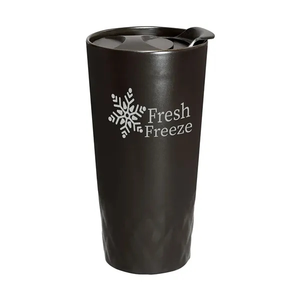 Photo of 14 Oz Double Wall Ceramic Textured Tumbler