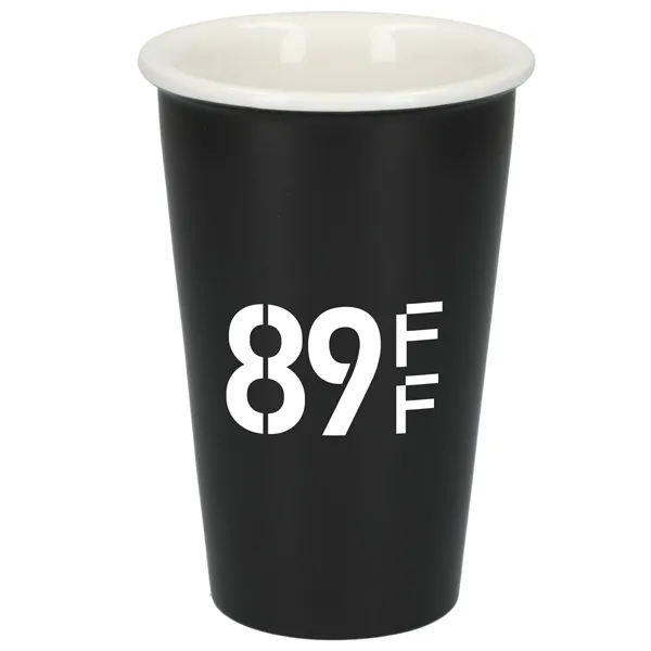 Black (Bk) color option for I'm Not A Paper Cup 10oz Ceramic Tumbler