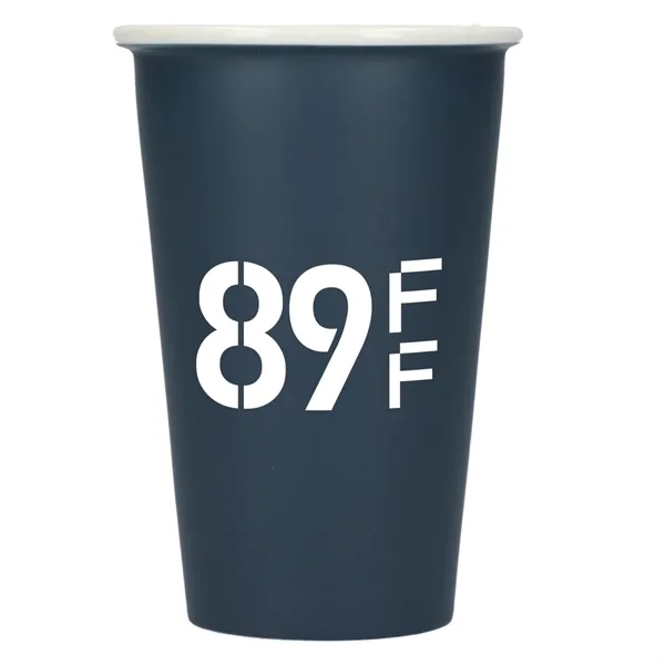 Navy (Ny) color option for I'm Not A Paper Cup 10oz Ceramic Tumbler