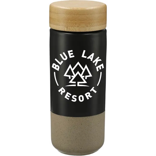 Main photo of Arlo Ceramic Tumbler With Bamboo Lid 11oz