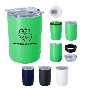 Photo of 2 In 1 Copper Insulated Beverage Holder And Tumbler