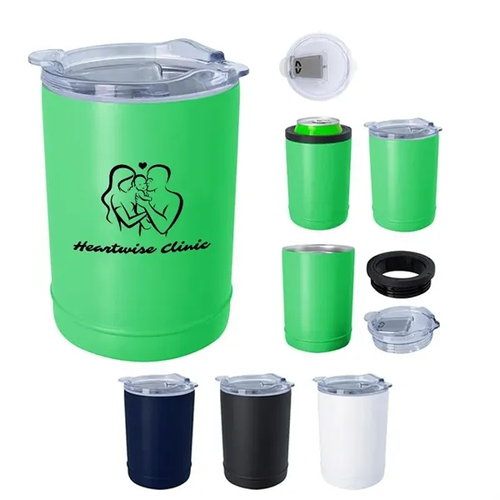 Main photo of 2 In 1 Copper Insulated Beverage Holder And Tumbler