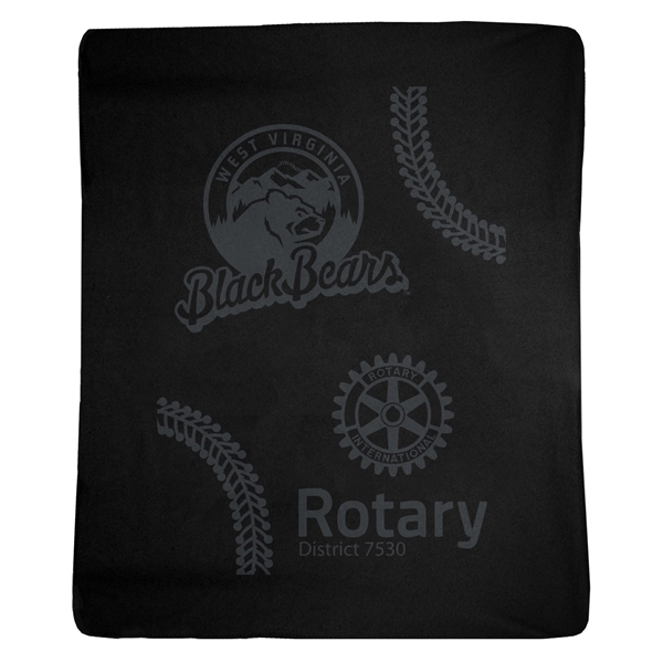 Black color option for Premium, 50 X 60, Fleece Blanket