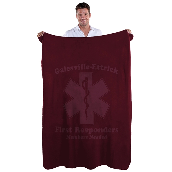 Burgundy color option for Premium, 50 X 60, Fleece Blanket
