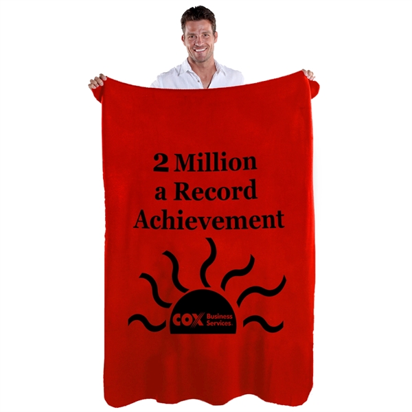 Red color option for Premium, 50 X 60, Fleece Blanket