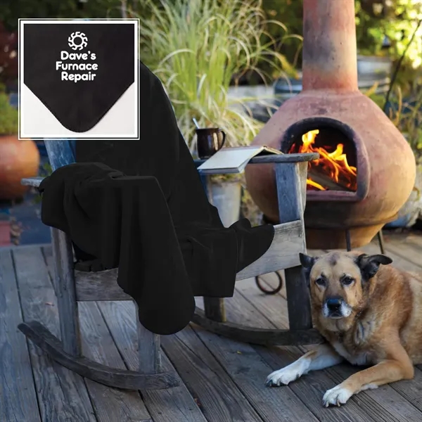 Black color option for Fleece Throw