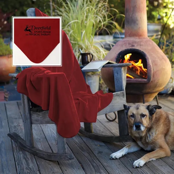 Red color option for Fleece Throw