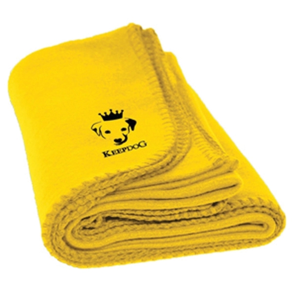 Yellow color option for Fleece Pet Blanket