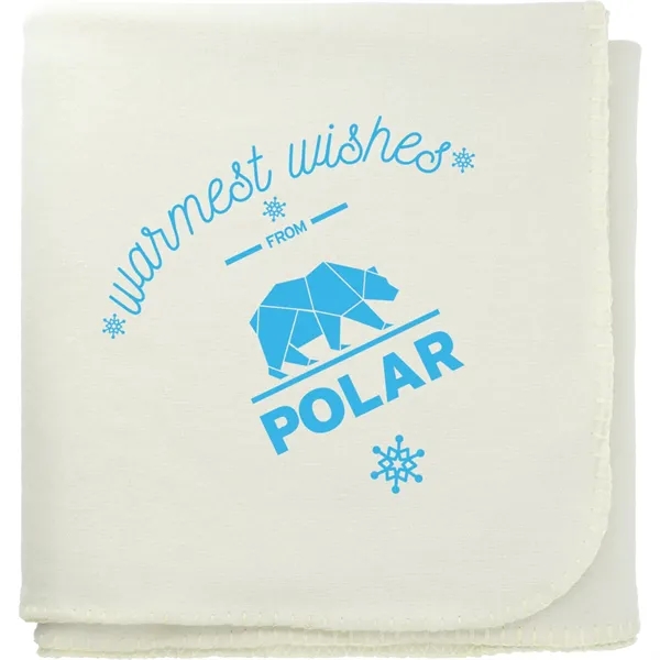 Khaki (Kh) color option for 100% Recycled Pet Fleece Blanket