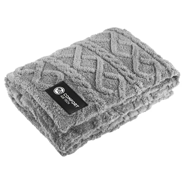 Gray color option for Rpet Sherpa Fleece Blanket