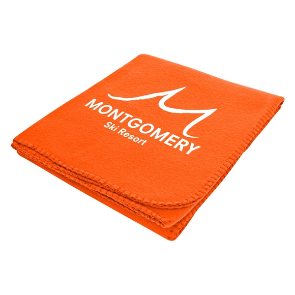 ORANGE color option for Filmore Fleece Blanket