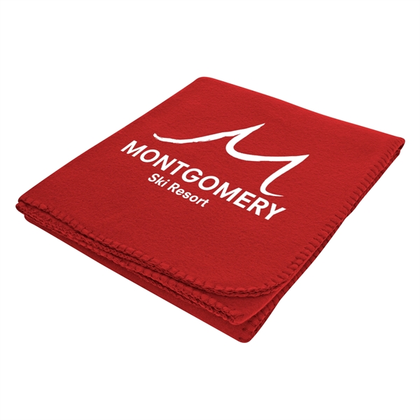 RED color option for Filmore Fleece Blanket