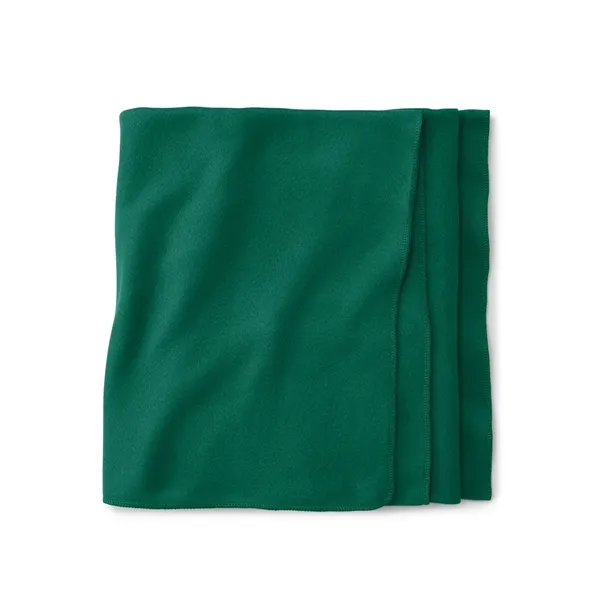 Green-Hunter color option for Budget Fleece Blanket