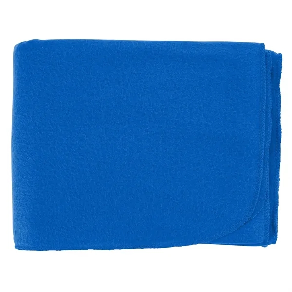Royal color option for 100% Recycled Pet Economy Fleece Blanket