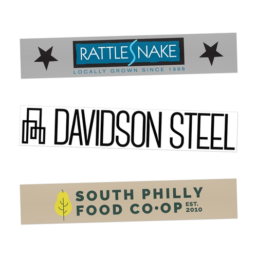 Main photo of 2.75" W X 15" H Bumper Sticker