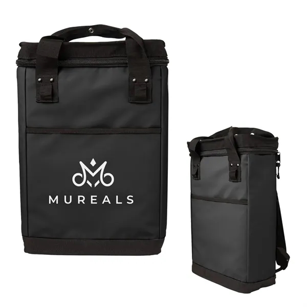 Black With Black color option for Summit 24 Can Cooler Backpack