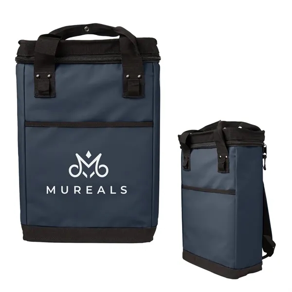 Navy/Black color option for Summit 24 Can Cooler Backpack