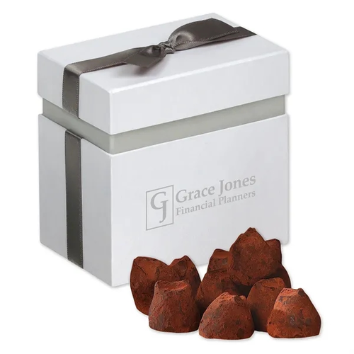 Main photo of Cocoa Dusted Truffles In Elegant Treats Gift Box