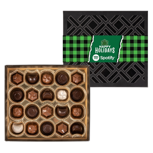 Main photo of Gourmet Chocolate Truffles Gift Box W/ Full Color Band   20