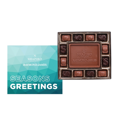 Main photo of Small Custom Molded Chocolate Delight Gift Box W/ Full Color